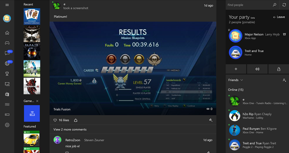 Windows 10 откроет полный доступ к стримингу с Xbox One на PC. - Изображение 1 Windows 10 откроет полный доступ к стримингу с Xbox One на PC. - Изображение 1