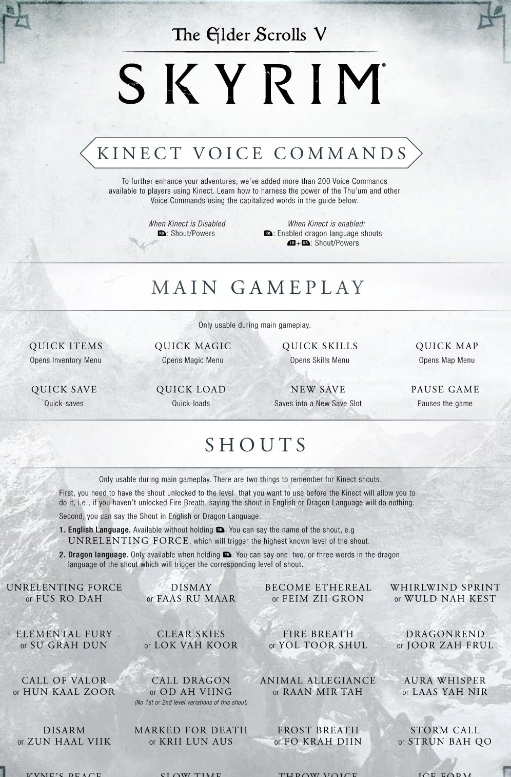 Skyrim получит подддержку Kinect сегодня - Изображение 1 Skyrim получит подддержку Kinect сегодня - Изображение 1