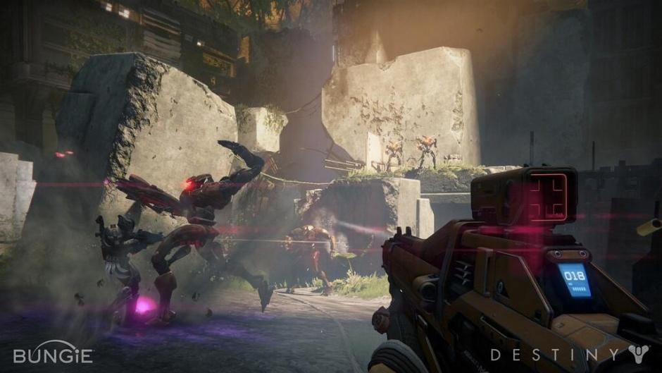 Новые кадры из Destiny запечатлели баталии и пейзажи. - Изображение 1 Новые кадры из Destiny запечатлели баталии и пейзажи. - Изображение 1