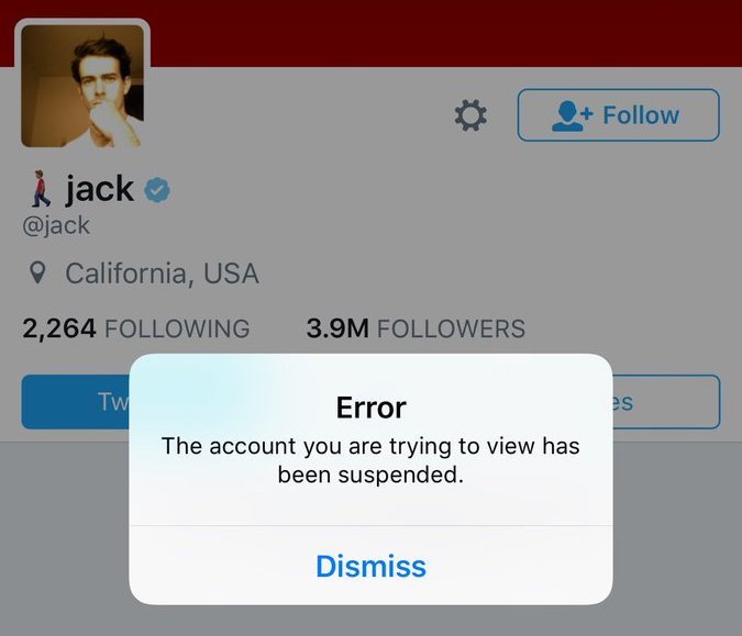 Twitter забанил собственного CEO. По ошибке - Изображение 1 Twitter забанил собственного CEO. По ошибке - Изображение 1