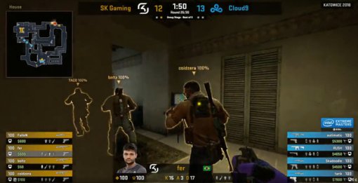 Как не нужно врываться в CS:GO. Быстрый эйс в исполнении игрока Cloud 9 на IEM Katowice 2018