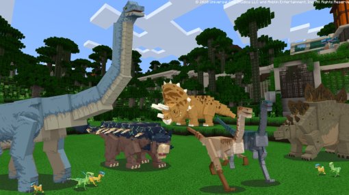 В Minecraft появились динозавры. Это официальное DLC «Мир Юрского периода»