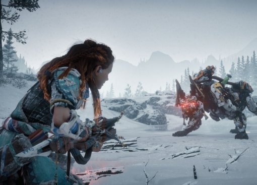 Новый трейлер Horizon Zero Dawn: The Frozen Wilds представил огнедышащего робота